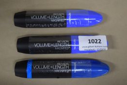 3x Revlon Volume & Length Magnified Mascaras: 2x Black and 1x Black/Brown