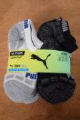 10x Pairs of Puma Dry Cell Kid’s Socks Size: Child’s 12-1.5
