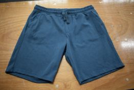 *Jachs New York Soft Touch Suede Finish Shorts in Teal Size: XL
