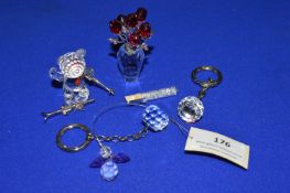 Small Crystal Items Including Swarovski etc.