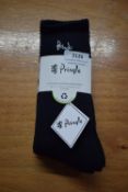 *3x Pairs of Pringle Black Cushion Sports Socks Size: 7-11