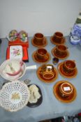 Hornsea Pottery Heirloom Part Tea Set and Assorted Pottery Items