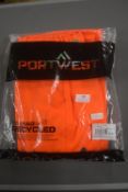 Port West Eco Orange Hi-Vis Trousers Size: 36x31