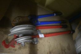 Pipe Bender, and Bolt Croppers