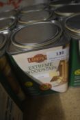 3x 1L Tins of Liberon Extreme Wood Stain Poplar