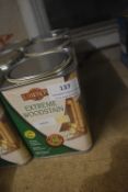 3x 1L Tins of Liberon Extreme Wood Stain Poplar