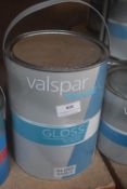 *1x 5L of Valspar Trade Interior Wood & Metal Gloss Base C