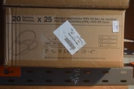 *2x Boxes of 20x 25pk of FFP2 Face Masks