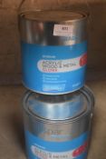 *3x 2.5L of Valspar Trade Acrylic Wood & Metal Gloss Base C