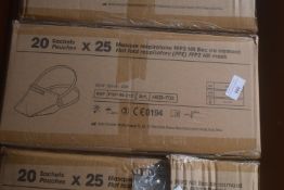 *2x Boxes of 20x 25pk of FFP2 Face Masks