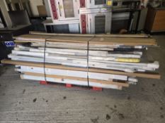 *Pallet of Assorted Panels, Worktops, and Doors