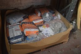 *Pallet of Evo Stick Wall & Floor Flexible Tile Adhesive and Grout etc.