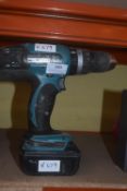 Makita DHP453 Cordless Drill with Battery (no charger)