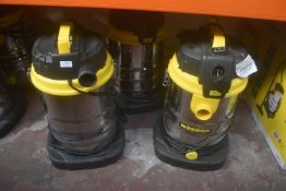 *3x Wessex 30L Vacuum Cleaners