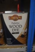 5L of Liberon Pallet Wood Dye Ebony