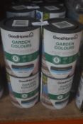 *4x 750ml of Garden Colours Sacramento Matt Protection & Colour for Wood, Stone, & Metal