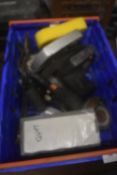 Mixed Box Containing Circular Saws, Angle Grinder, etc.