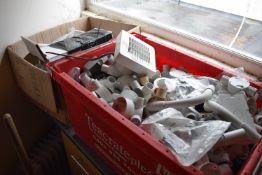 *2x Boxes of Assorted Electrical Components Including Junction Boxes