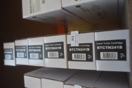 *6x Black BTC TN241B Laser Toner Cartridges