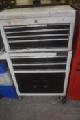 *White Mobile Tool Chest