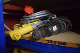*Selection of 3-phase and 110v Extension Cables, and a Makita HR2630 SDS Drill