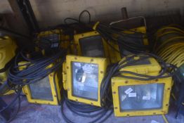 6x Halogen Work Lights