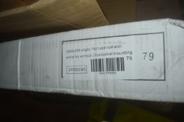 *Single Flat Tube Radiator 1600x300mm