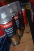 *3x Timco Cordless Nail Gun Cleaners, and 1x Rocol Belt Dressing Spray