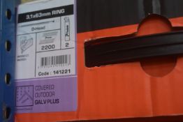 *1x Box of 2200x Paslode 63mm Ring Nails