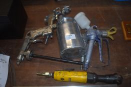 *5x Assorted Air Tools