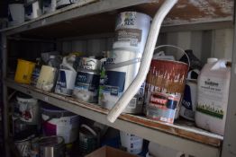 *Quantity of Assorted Paints to Include Armstead Quick Dry Wood Primmer Undercoat in White, and