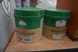 *1x Wood Fill Repair Filler Interior & Exterior in Original White 500ml, and 1x Wood Fill Repair