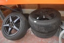Set of 4x Wheels with 225/435R17 Tyres (AF)