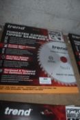 *Trend 260mm Tungsten Carbide Topped Saw Blade Medium/Fine Finish