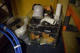 *Wire Basket and a Bag Containing Assorted Drainage Joints etc.