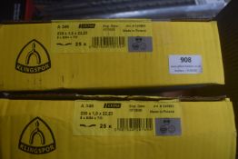 *2x Boxes of Klingspor 230x1.9x22.23 Grinding Discs