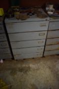 *Metal Five Drawer Cabinet