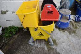 *2x Mop Buckets, and a Mop Squeezer
