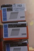 *5x Boxes of Paslode F16 Angled Brads 45mm