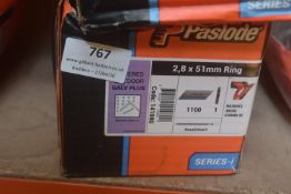 *1x Box of 1100x Paslode 51mm Round Drive Nails