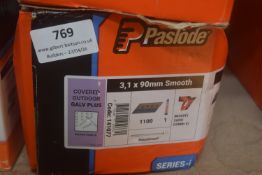 *1x Box of 1100x Paslode 90mm Smooth Round Drive Nails