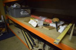 *Contents of Shelf to Include Spirit Level, Power Flow Flux, and Wastepipe