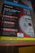 *Trend 190mm Wood Circular Saw Blade Extra Fine Finish