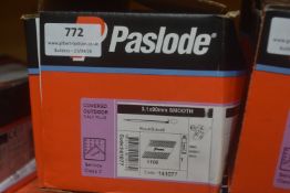 *1x Box of 1100x Paslode 90mm Smooth Round Drive Nails