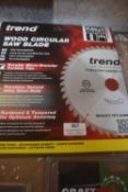 *Trend 210mm Wood Circular Saw Blade Extra Fine Finish