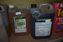 *5L of Surface Cleaner, and 5L of Deep Cleaner