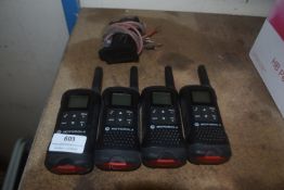 Quantity of Motorola Walkie Talkies