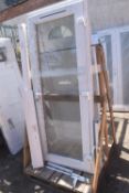 *White UPVC Door ~2100x830mm, and Assorted Windowsill Sections