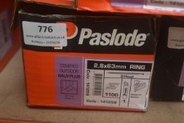 *1x Box of 1100x Paslode 63mm Ring D-Head Nails