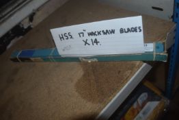 Pack of HSS 17” Hacksaw Blades